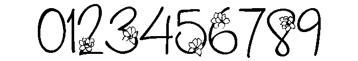 ZP Moulder Magnolia Font OTHER CHARS