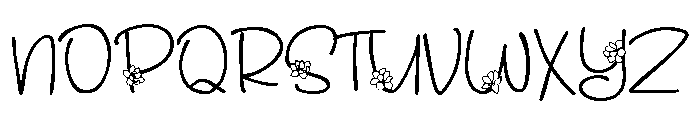 ZP Moulder Magnolia Font UPPERCASE