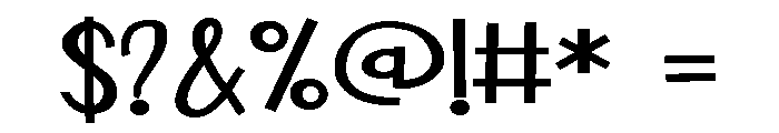 ZP Mouseman Motherland Expanded Font OTHER CHARS