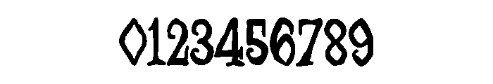 ZP Necrophobia Condensed Bold Font OTHER CHARS
