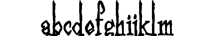 ZP Necrophobia Condensed Bold FONT