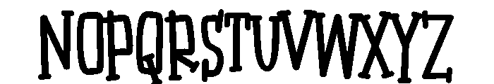 ZP Neuropathy Font UPPERCASE