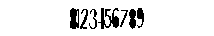 ZP Nincaberry Scary Night Condensed Font OTHER CHARS
