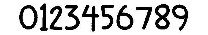 ZP Ninnyhammer Bold Font OTHER CHARS