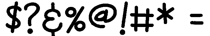 ZP Ninnyhammer Bold Font OTHER CHARS