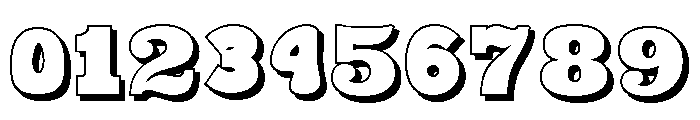 ZP Oh Yeah 3d Font OTHER CHARS