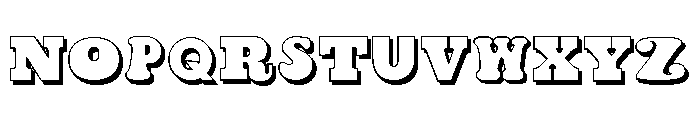 ZP Oh Yeah 3d Font UPPERCASE