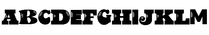 ZP Oh Yeah Sheen Font UPPERCASE