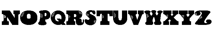 ZP Oh Yeah Sheen Font UPPERCASE