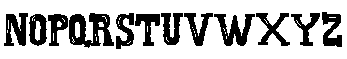 ZP Old Courage Font UPPERCASE