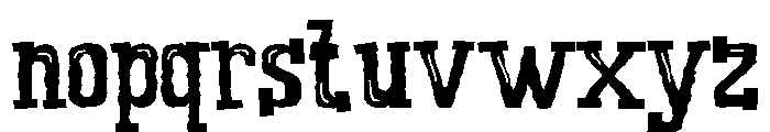 ZP Old Courage Font LOWERCASE