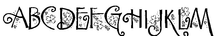 ZP Patty Cakes Font UPPERCASE