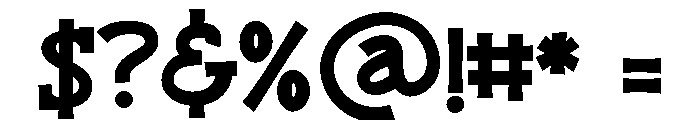 ZP Peaberry Font OTHER CHARS