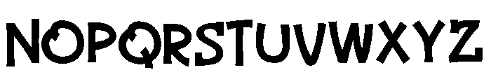 ZP Peaberry Font UPPERCASE