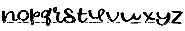 ZP Plague Play Expanded Font LOWERCASE