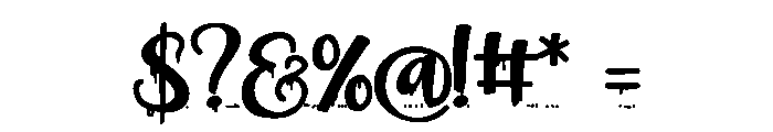 ZP Plague Returns Script Bold Font OTHER CHARS