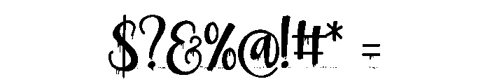 ZP Plague Returns Script Condensed Font OTHER CHARS