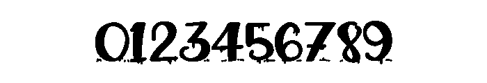 ZP Plague Returns Script Expanded Bold Font OTHER CHARS