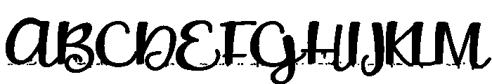 ZP Plague Returns Script Expanded Bold Font UPPERCASE