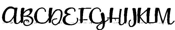 ZP Plague Returns Script Expanded Font UPPERCASE