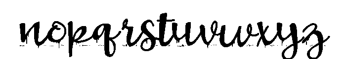 ZP Plague Returns Script Font LOWERCASE