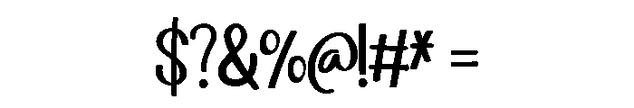 ZP Pocketful Condensed Font OTHER CHARS