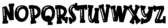 ZP Pooble Condensed Font UPPERCASE