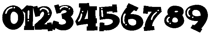 ZP Pooble Expanded Font OTHER CHARS