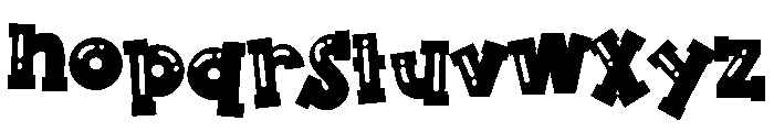 ZP Pooble Font LOWERCASE