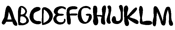ZP Pudgie Light Font UPPERCASE