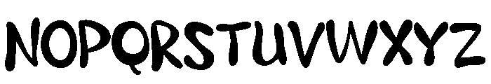ZP Pudgie Light Font UPPERCASE