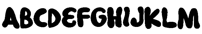 ZP Pudgie Font UPPERCASE