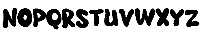ZP Pudgie Font UPPERCASE