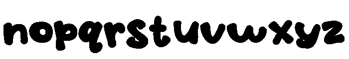 ZP Pudgie Font LOWERCASE