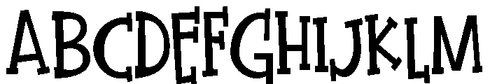 ZP Quick Draw Condensed Bold Font UPPERCASE