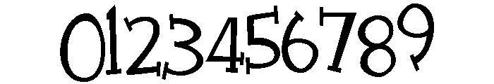 ZP Quick Draw Condensed Font OTHER CHARS
