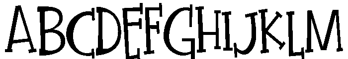 ZP Quick Draw Condensed Font UPPERCASE