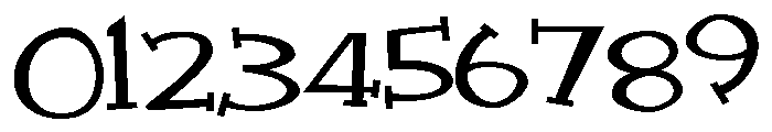 ZP Quick Draw Expanded Font OTHER CHARS