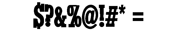 ZP Racetrack Font OTHER CHARS