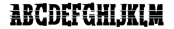 ZP Racetrack Font UPPERCASE