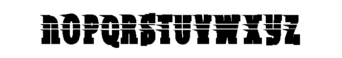 ZP Racetrack Font LOWERCASE