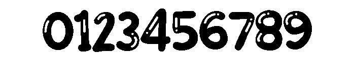 ZP Raisin Cookie Shine Font OTHER CHARS