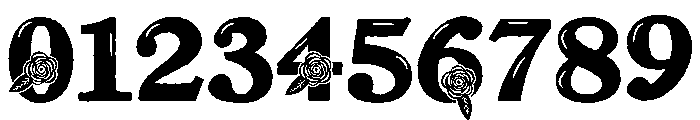 ZP Red Roses Font OTHER CHARS
