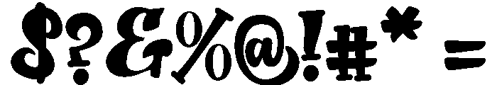 ZP Right Brain Font OTHER CHARS