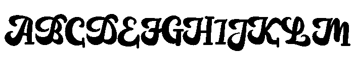 ZP Right Brain Font UPPERCASE