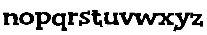 ZP Roughshod Font LOWERCASE
