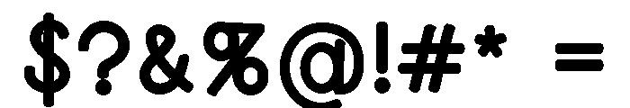 ZP Roxamble Black Font OTHER CHARS