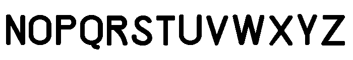 ZP Roxamble Black Font UPPERCASE