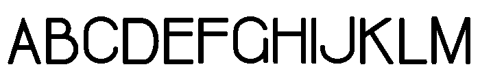 ZP Roxamble Book Font UPPERCASE