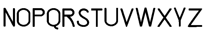 ZP Roxamble Book Font UPPERCASE